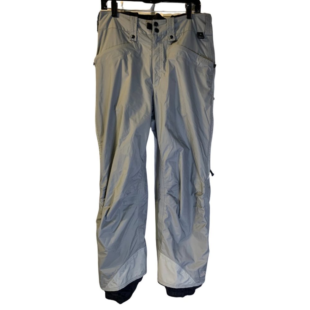 Nike ACG Storm Fit Ski Pants Women's Size L 12 14 Gray 100% Nylon Outer Layer 3